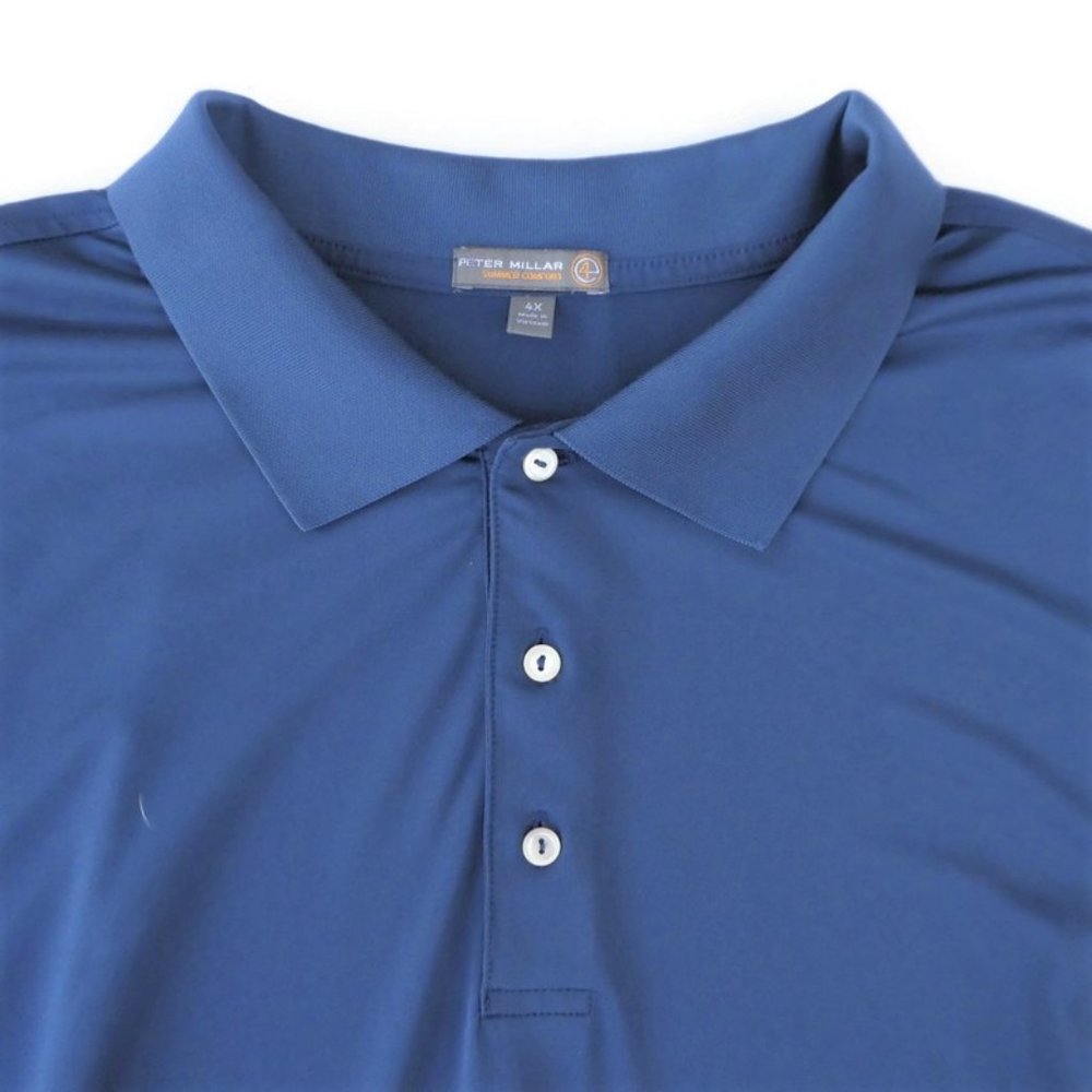 Peter Millar Polo Summer Comfort Blue Big 4X
